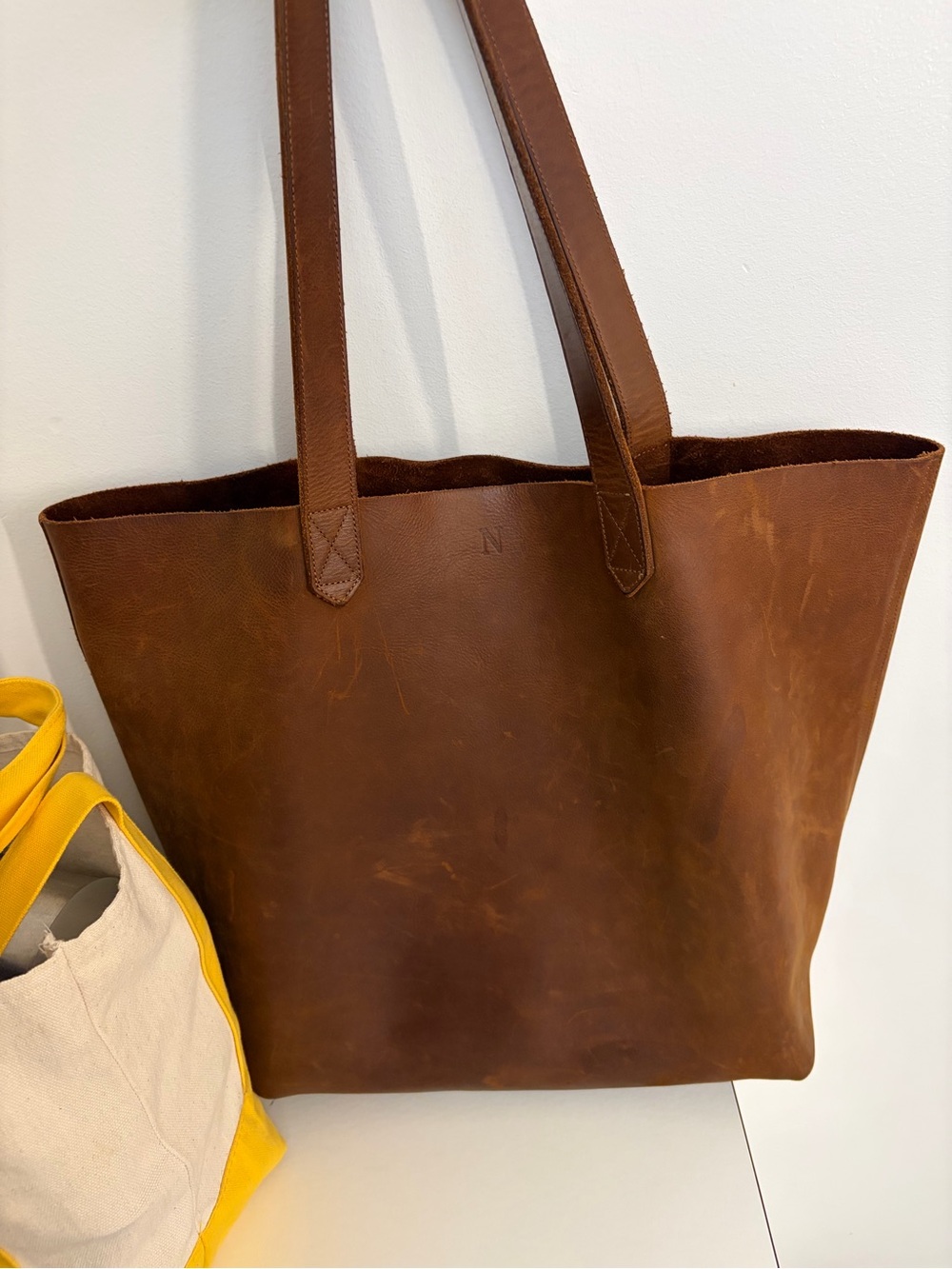 Nisolo Lori Tote - Brown Bag - Minimalist Everyday Carry